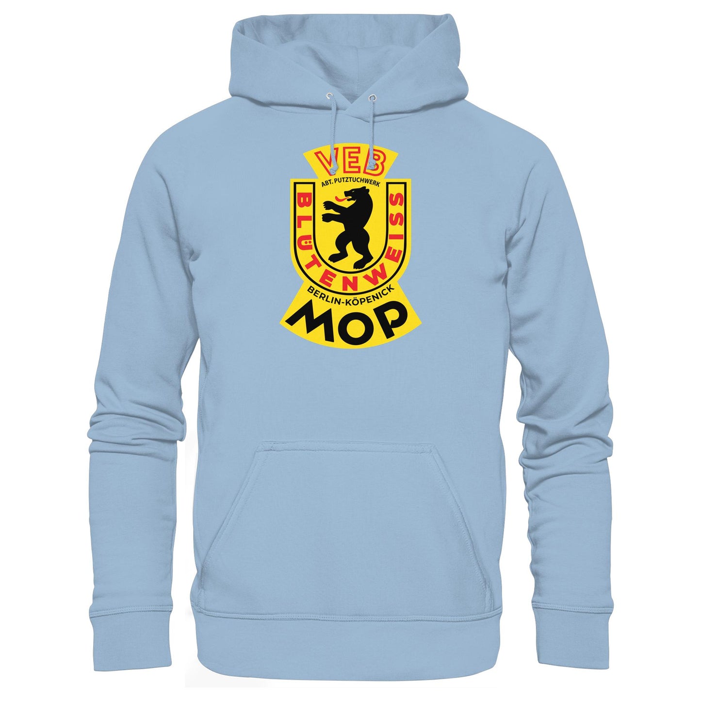 DDR Ostalgie Kapuze / Hoodie Unisex • VEB PUTZTUCHWERK BERLIN-KÖPENICK
