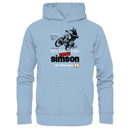 DDR Ostalgie Kapuze / Hoodie Unisex • SIMSON GEWINNT SILBERVASE - SIX DAYS 1964