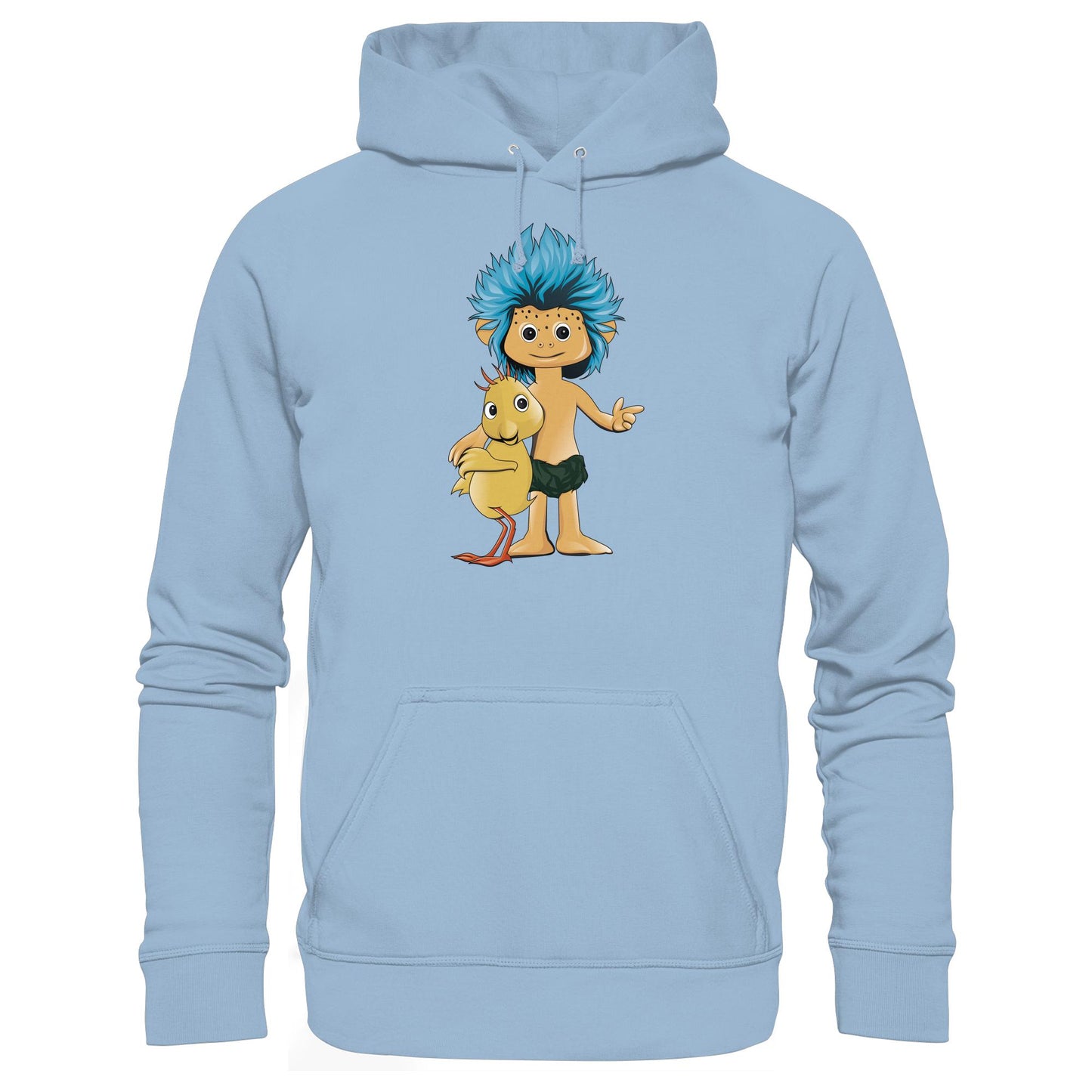 DDR Ostalgie Kapuze / Hoodie Unisex • UNSER SANDMÄNNCHEN - PLUMPS & KÜKEN