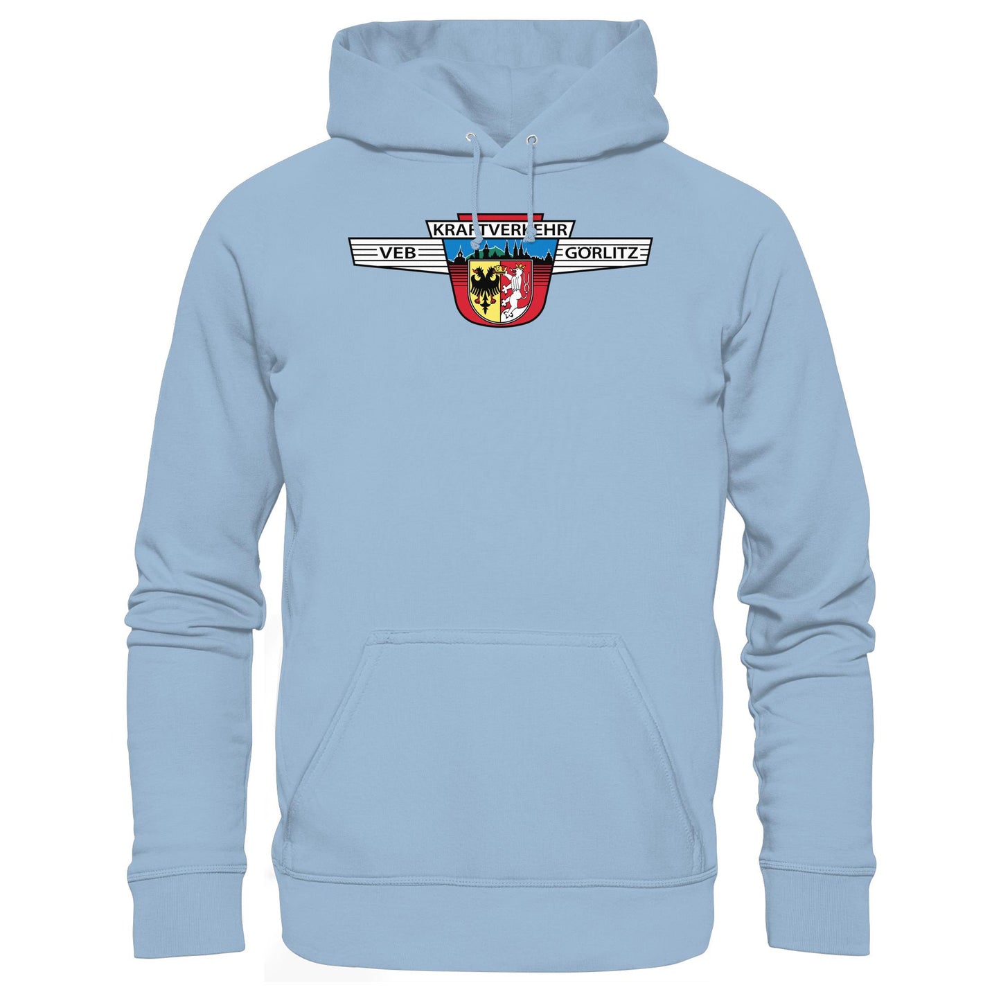 DDR Ostalgie Kapuze / Hoodie Unisex • VEB KRAFTVERKEHR GÖRLITZ