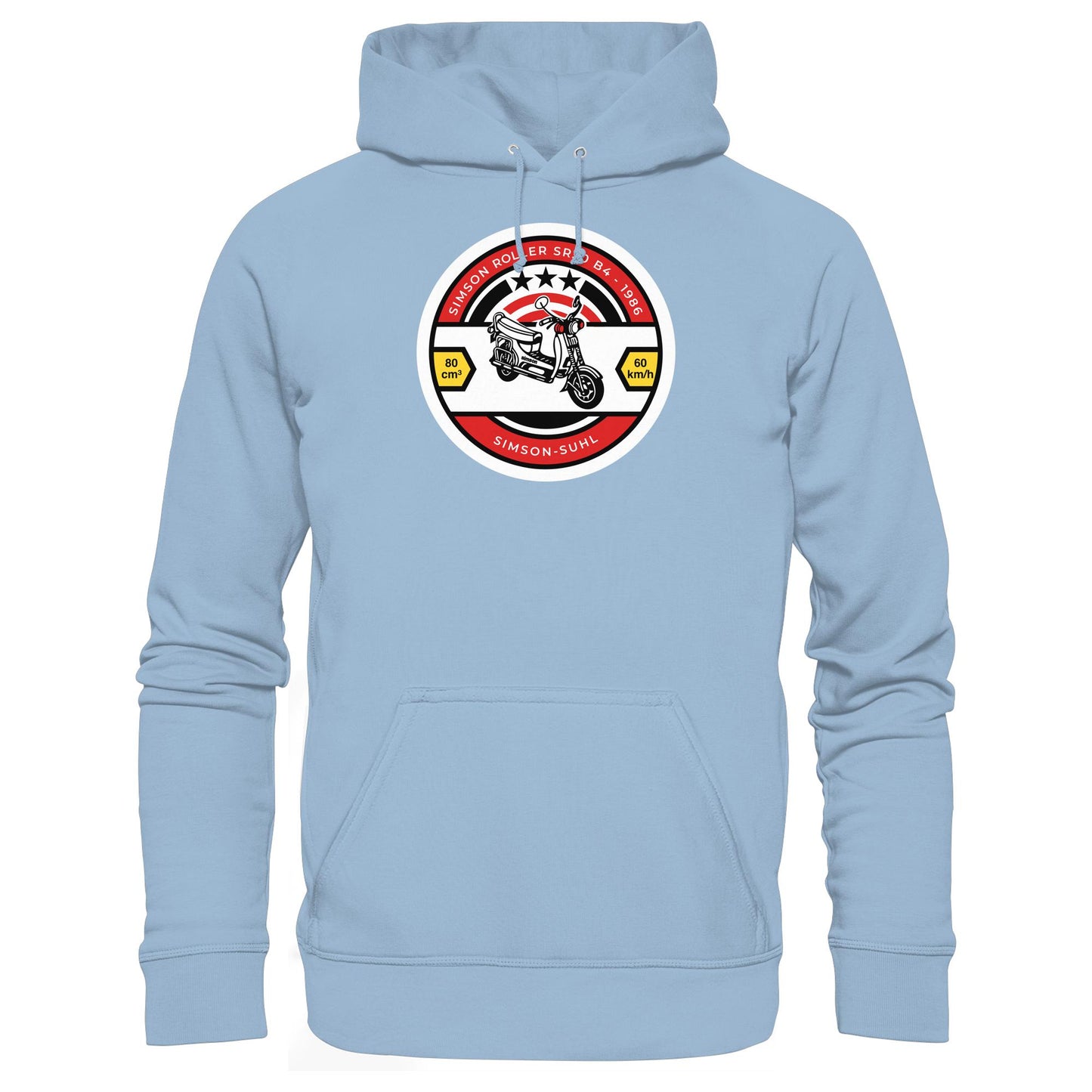 DDR Ostalgie Kapuze / Hoodie Unisex • SIMSON SR50 - ORIGINAL BIERDECKEL