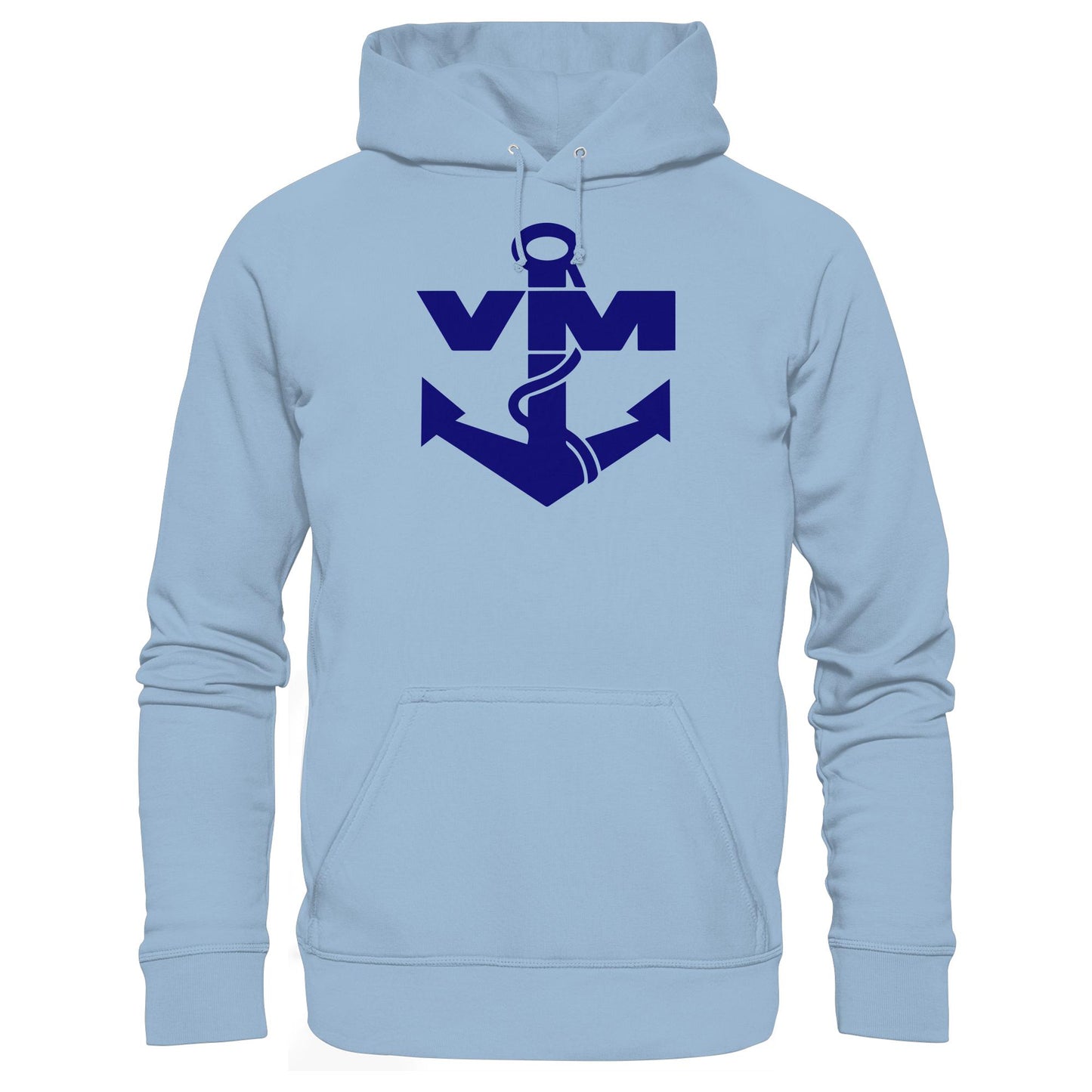 DDR Ostalgie Kapuze / Hoodie Unisex • NVA EMBLEM - VOLKSMARINE SEESTREITKRÄFTE - BRUST