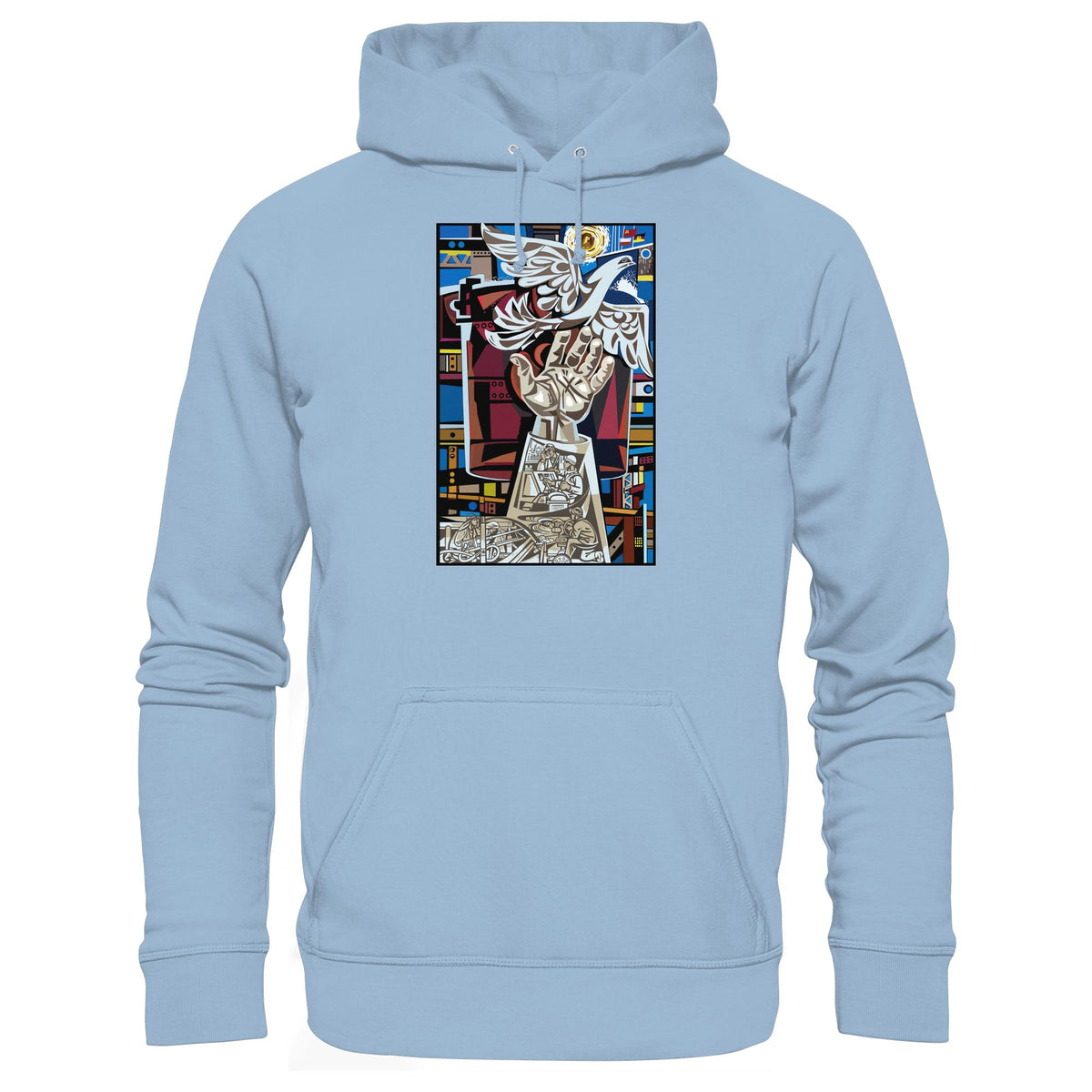 DDR Ostalgie Kapuze / Hoodie Unisex • WALTER WOMACKA - MOSAIK MAGISTRALE EISENHÜTTENSTADT (1965)
