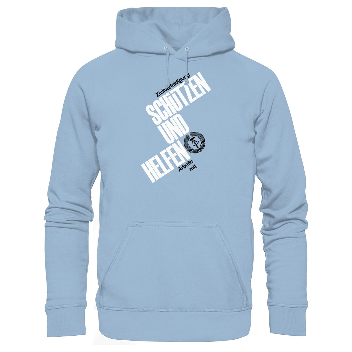DDR-ZIVILVERTEIDIGUNG (ORIGINAL-PLAKAT) | DDR Ostalgie Kapuze / Hoodie Unisex
