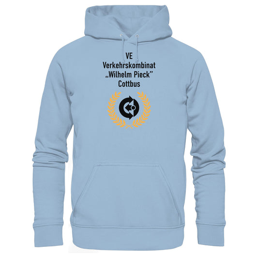 DDR Ostalgie Kapuze / Hoodie Unisex • VE VERKEHRSKOMBINAT WILHELM PIECK COTTBUS