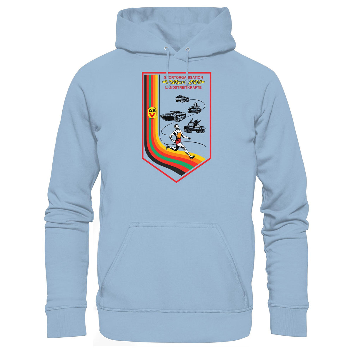 NVA ASV - SPORTORGANISATION LANDSTREITKRÄFTE | DDR Ostalgie Kapuze / Hoodie Unisex