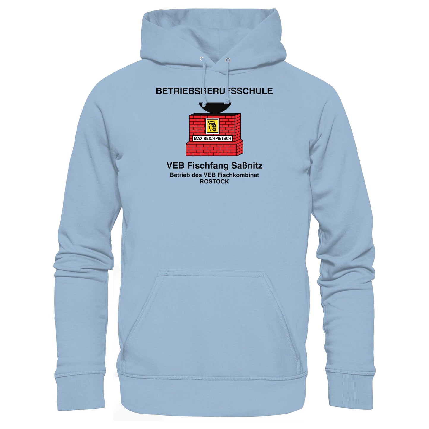 DDR Ostalgie Kapuze / Hoodie Unisex • BETRIEBSBERUFSSCHULE MAX REICHPIETSCH