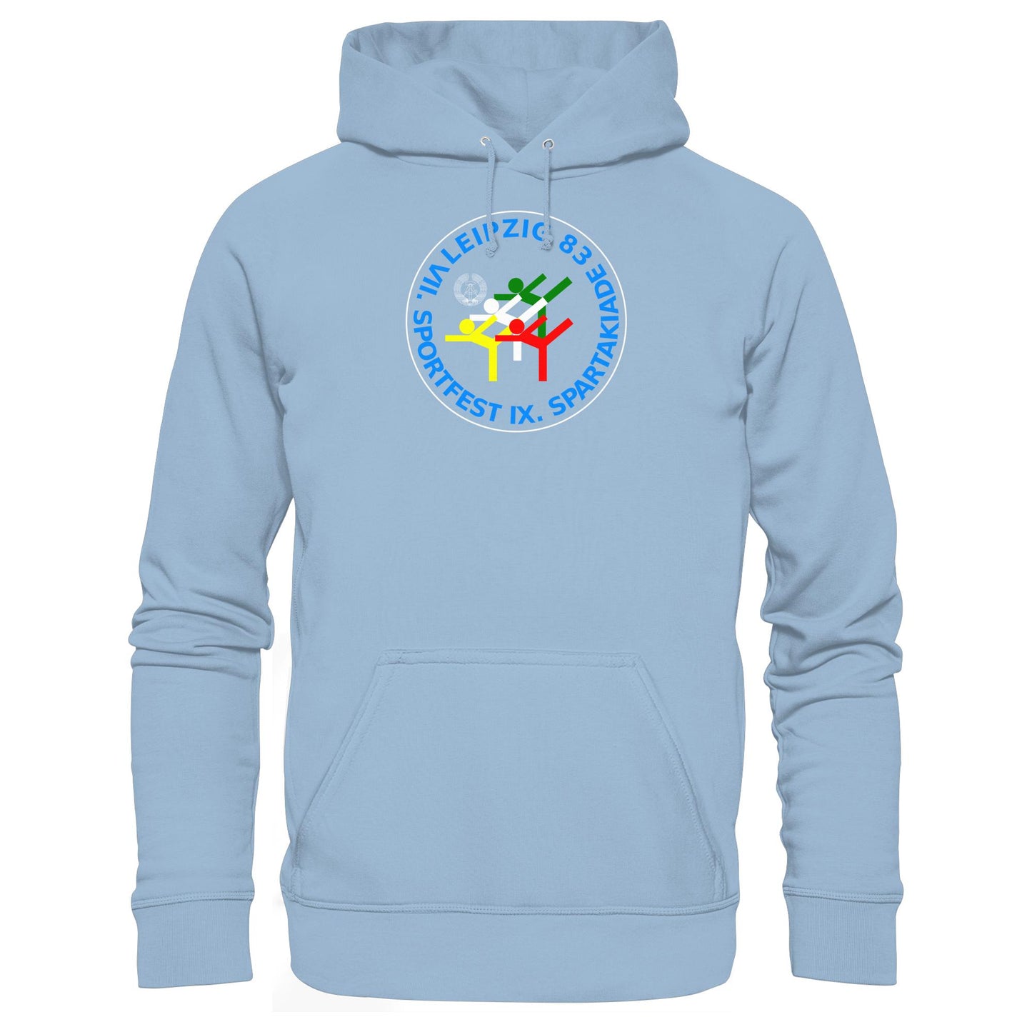 DDR Ostalgie Kapuze / Hoodie Unisex • SPARTAKIADE LEIPZIG