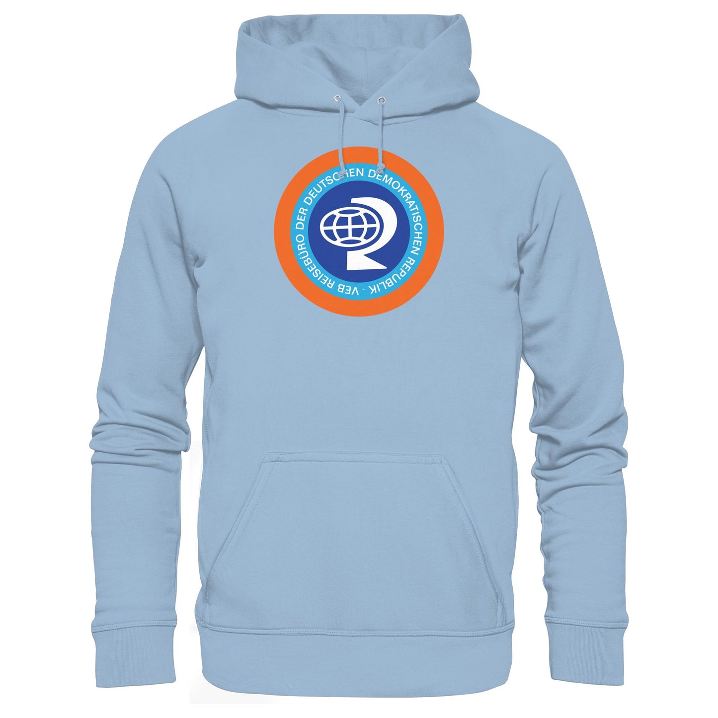 DDR Ostalgie Kapuze / Hoodie Unisex • VEB REISEBÜRO DER DDR