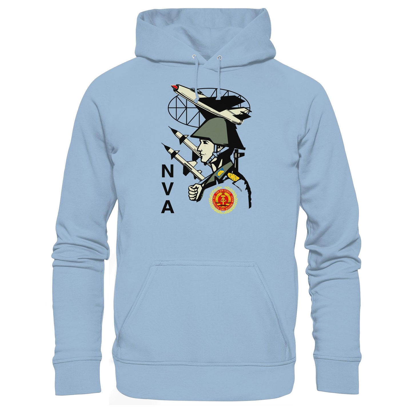 DDR Ostalgie Kapuze / Hoodie Unisex • NVA - WERBEPLAKAT (ORIGINAL)