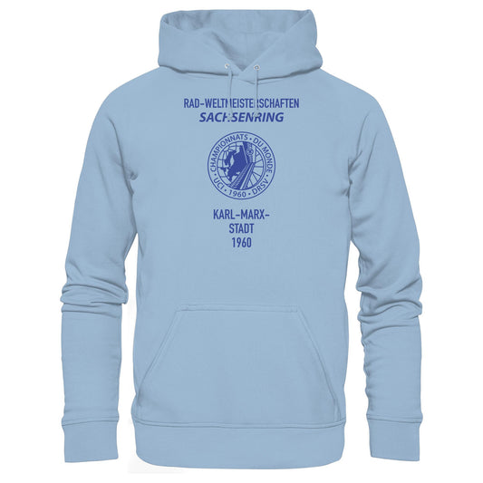 DDR Ostalgie Kapuze / Hoodie Unisex • RADWELTMEISTERSCHAFTEN SACHSENRING, KARL-MARX-STADT 1960