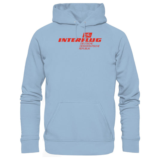 DDR Ostalgie Kapuze / Hoodie Unisex • INTERFLUG - HELL