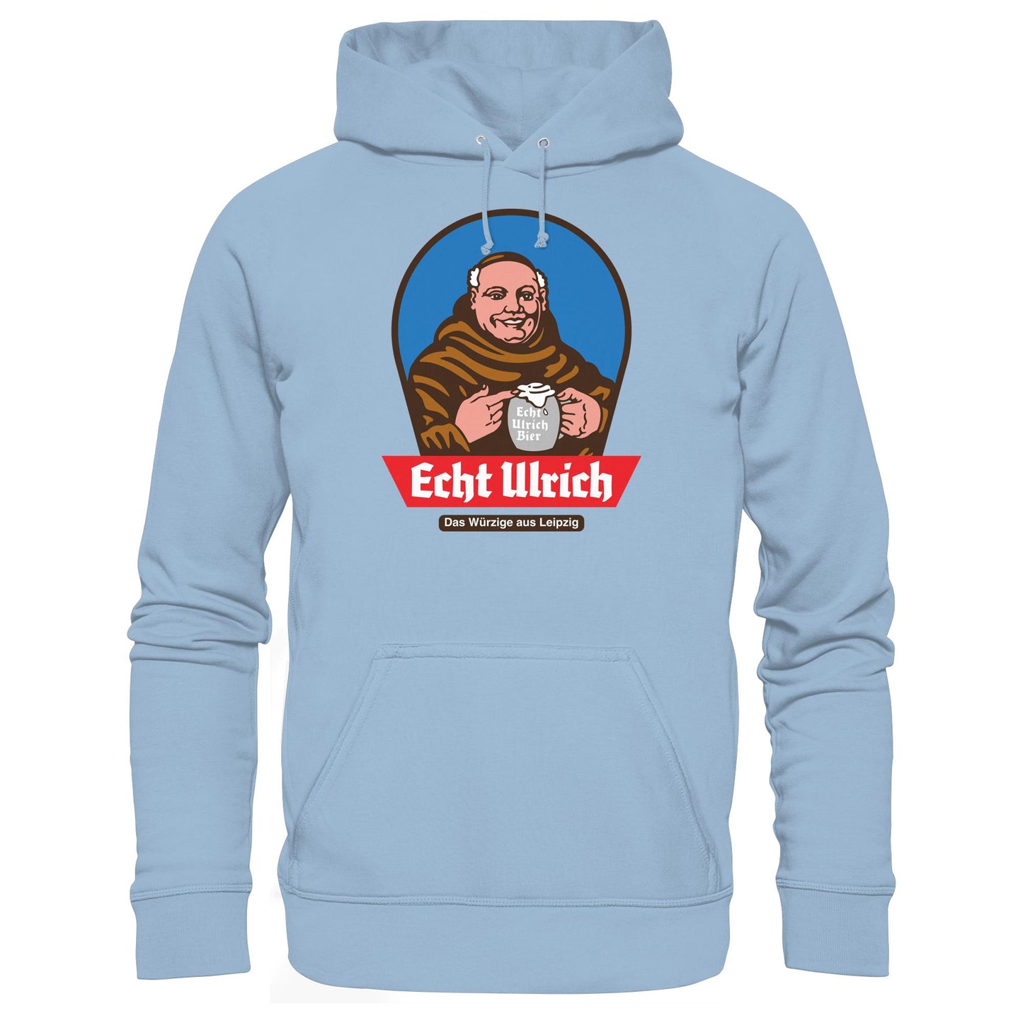 DDR Ostalgie Kapuze / Hoodie Unisex • ECHT ULRICH BIER LEIPZIG