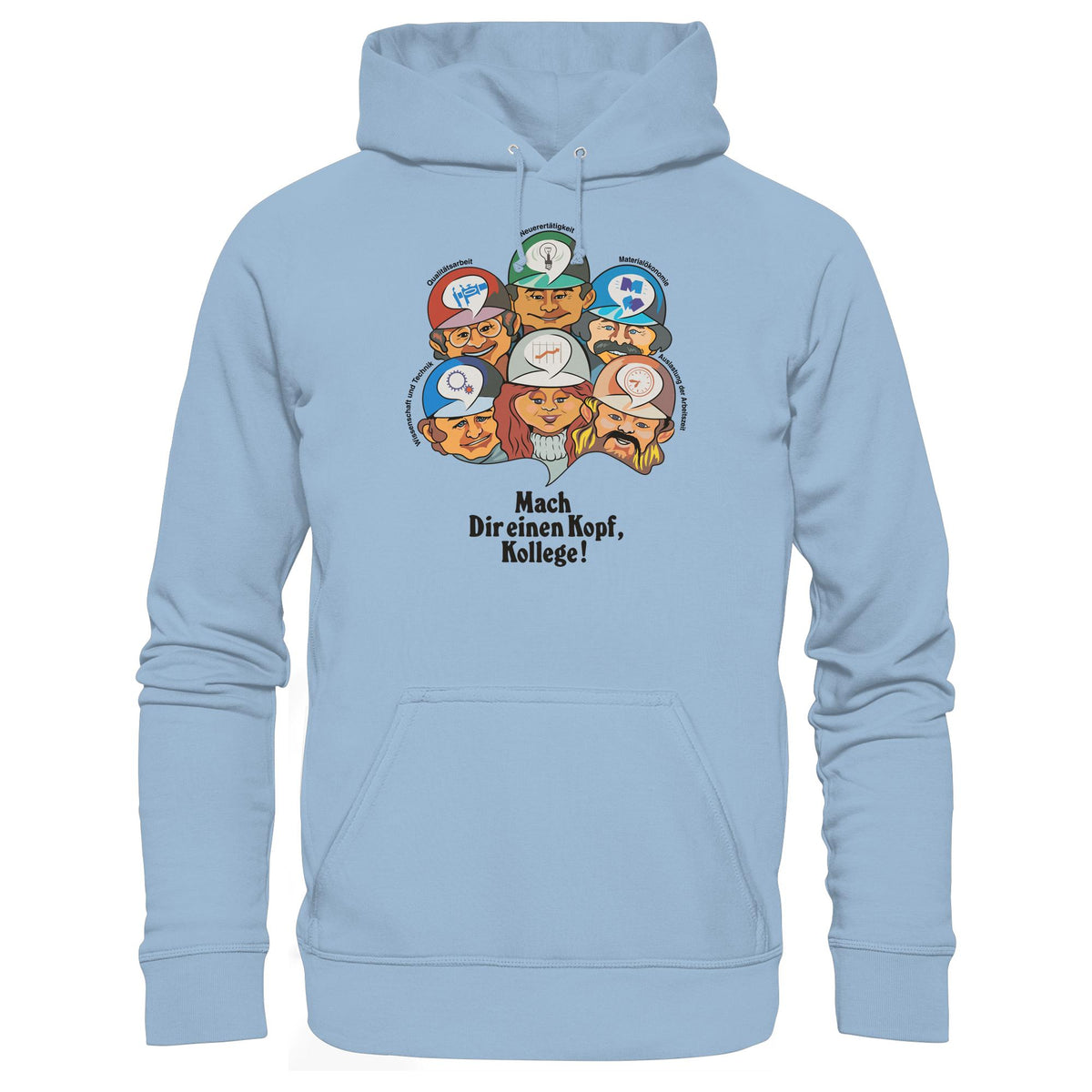 MACH DIR EINEN KOPF, KOLLEGE • DDR Ostalgie Kapuze / Hoodie Unisex