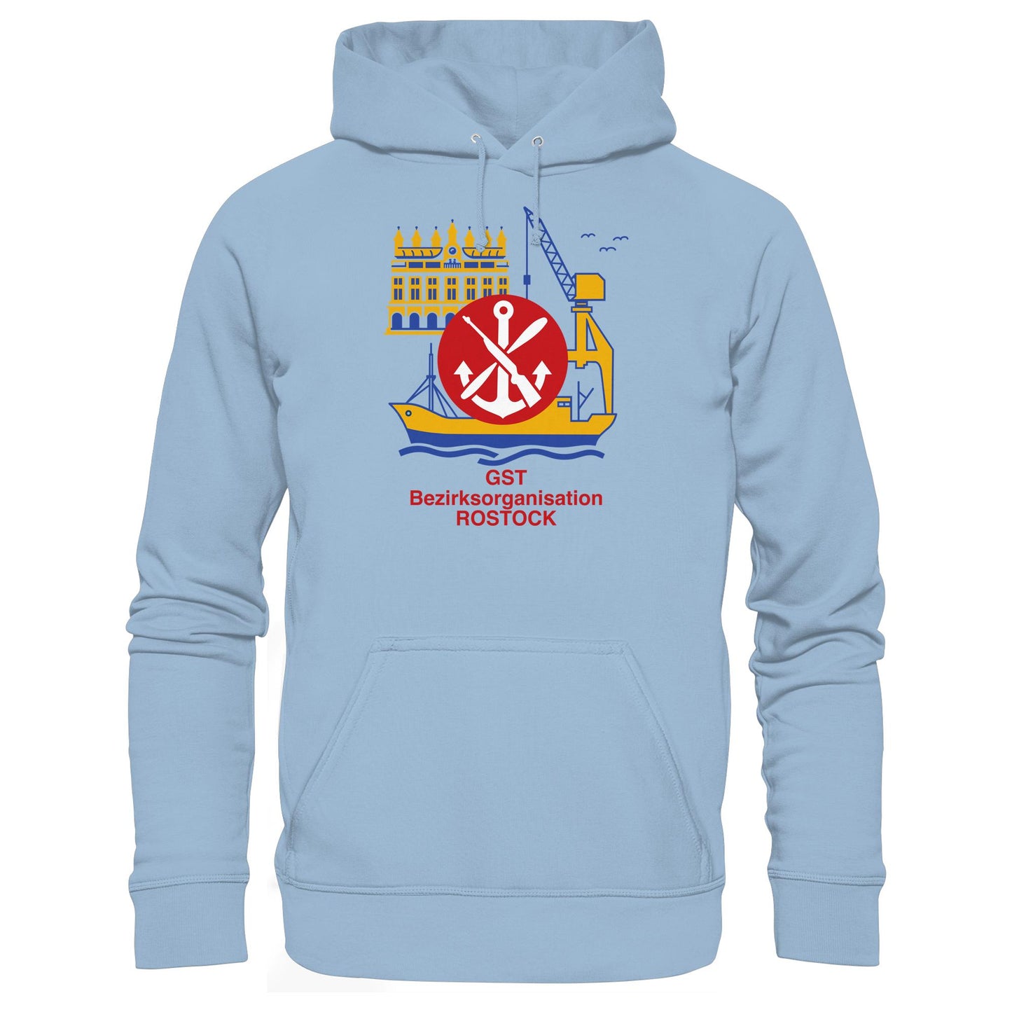 DDR Ostalgie Kapuze / Hoodie Unisex • GST ROSTOCK