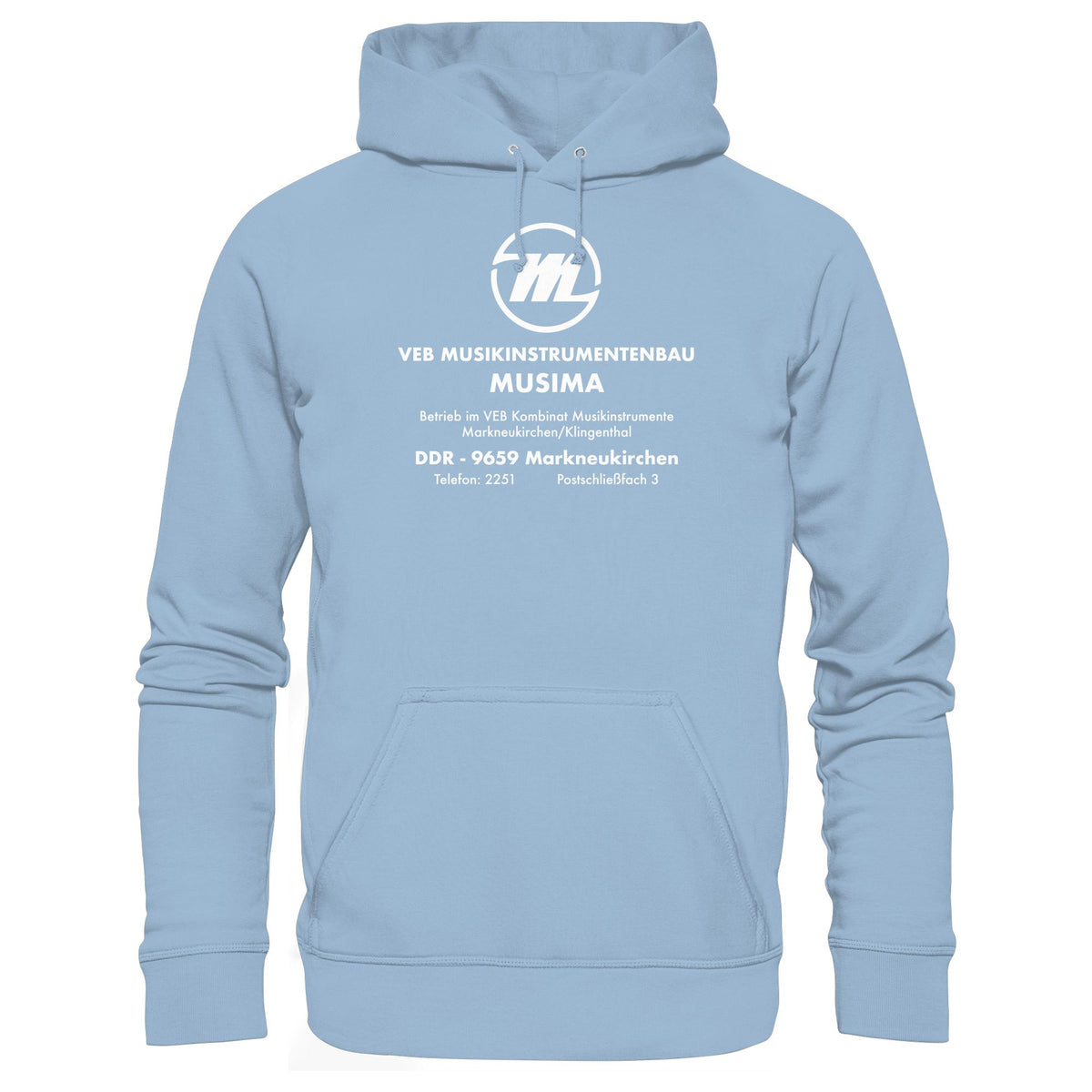 MUSIMA - VEB MUSIKINSTRUMENTENBAU KLINGENTHAL | DDR Ostalgie Kapuze / Hoodie Unisex