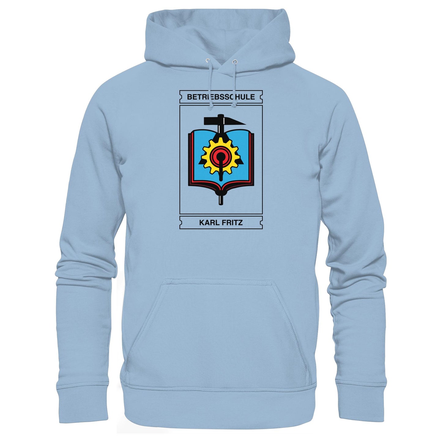 DDR Ostalgie Kapuze / Hoodie Unisex • BETRIEBSSCHULE KARL FRITZ WISMAR