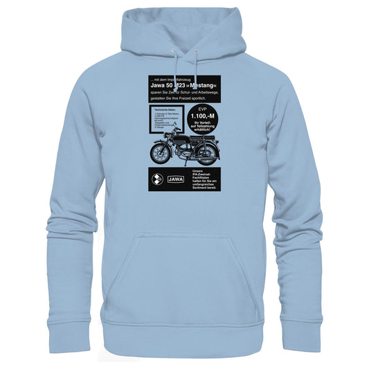 DDR Ostalgie Kapuze / Hoodie Unisex • JAWA 50 M23 (ORIGINAL-PLAKAT)