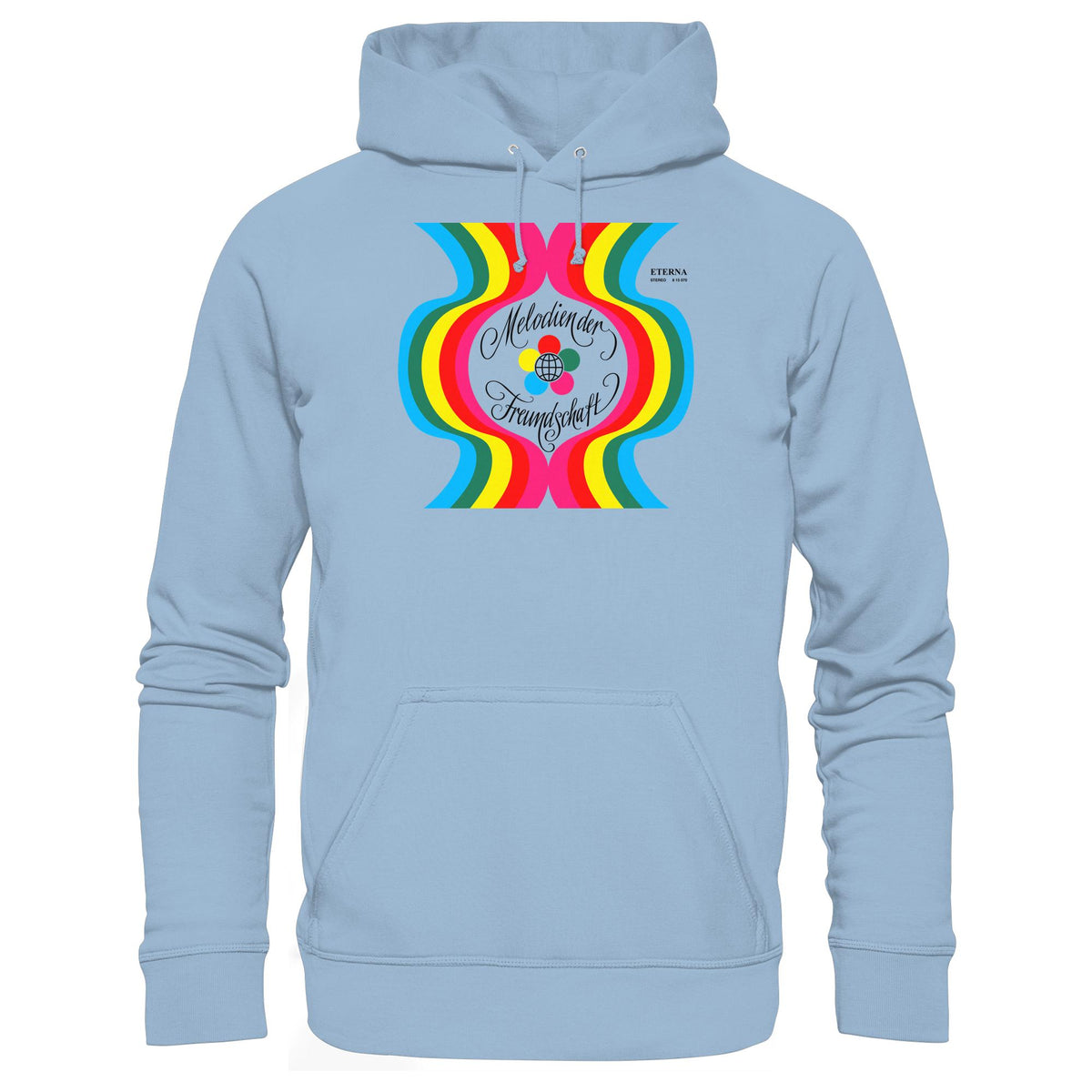 DDR Ostalgie Kapuze / Hoodie Unisex • MELODIEN DER FREUNDSCHAFT ETERNA (ORIGINAL-PLATTENCOVER)