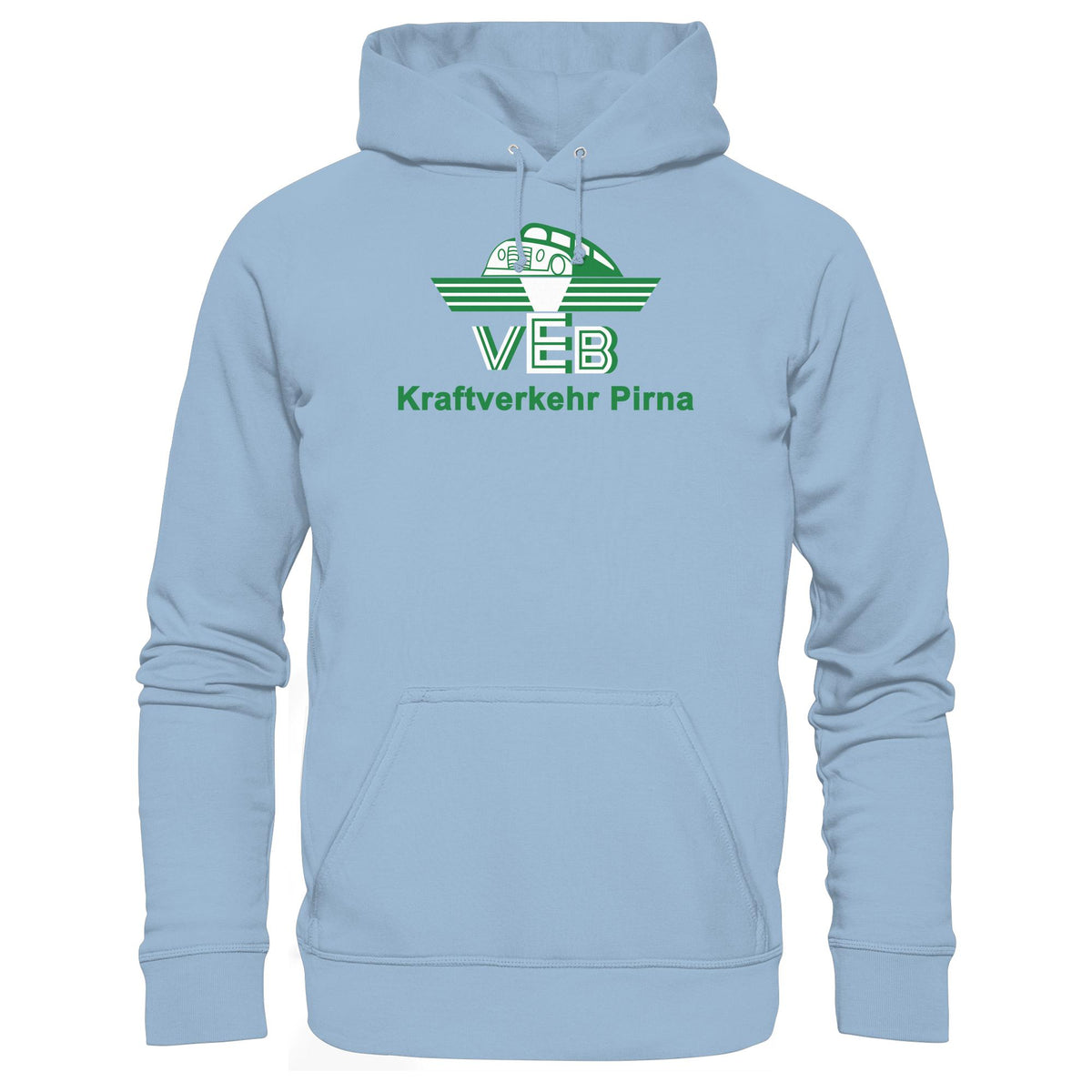 DDR Ostalgie Kapuze / Hoodie Unisex • VEB KRAFTVERKEHR PIRNA