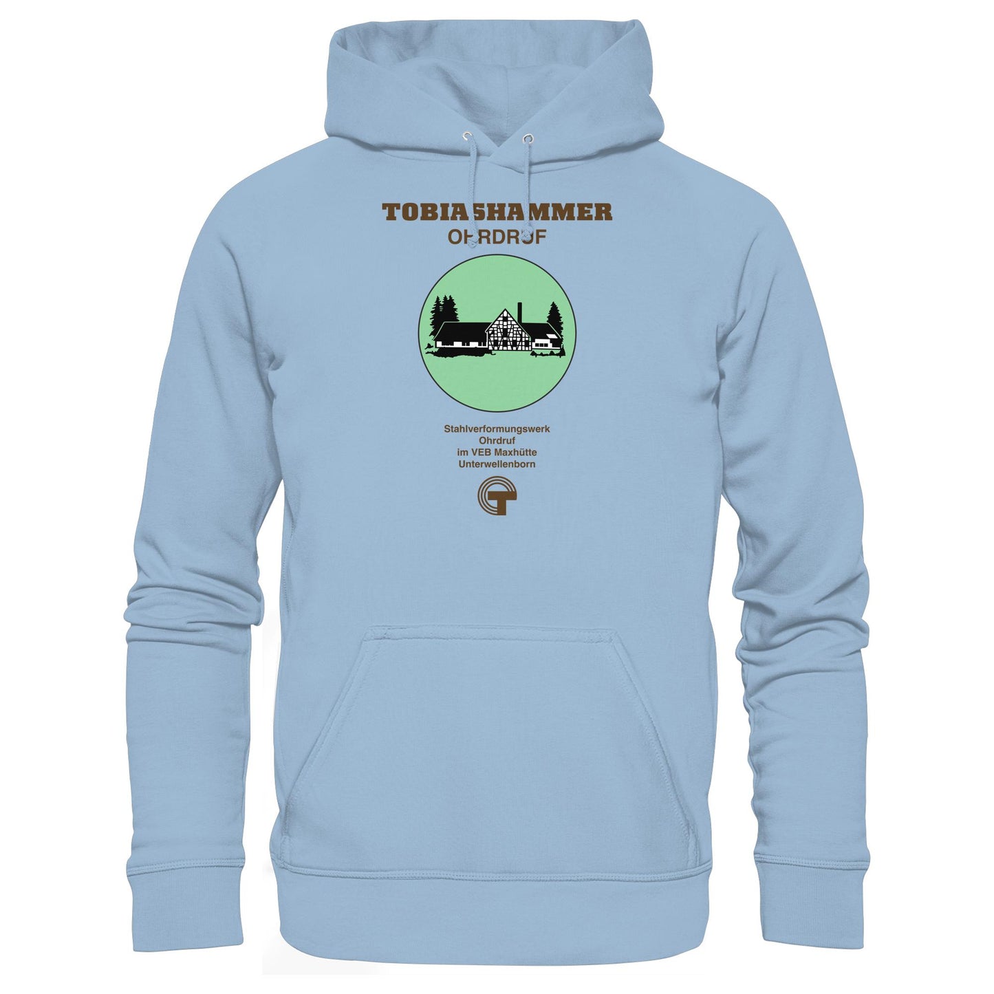 DDR Ostalgie Kapuze / Hoodie Unisex • TOBIASHAMMER OHRDRUF - VEB MAXHÜTTE