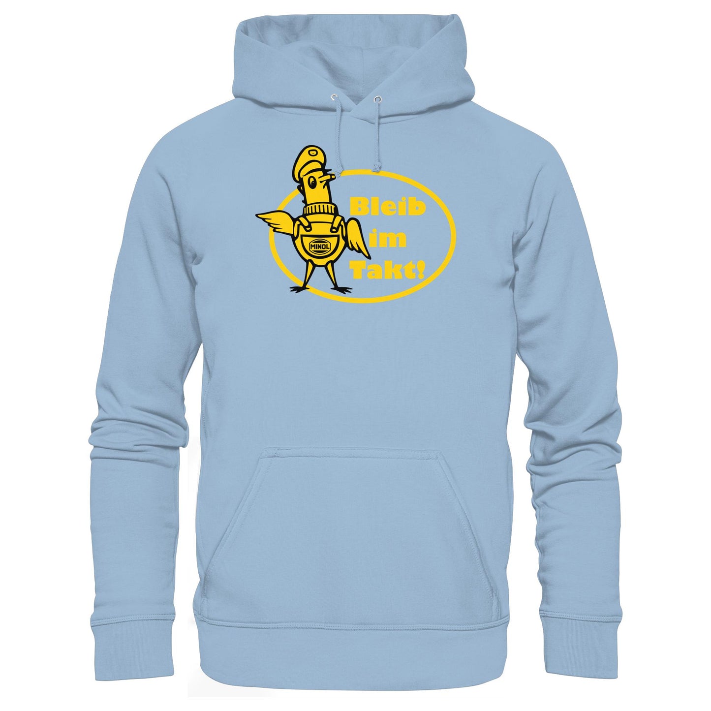 DDR Ostalgie Kapuze / Hoodie Unisex • MINOL - BLEIB IM TAKT
