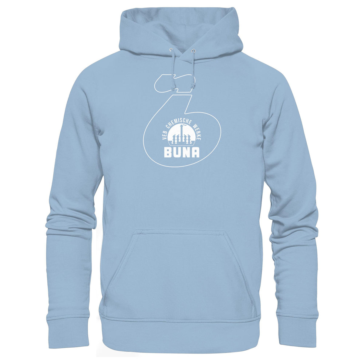 DDR Ostalgie Kapuze / Hoodie Unisex • CHEMISCHE WERKE BUNA