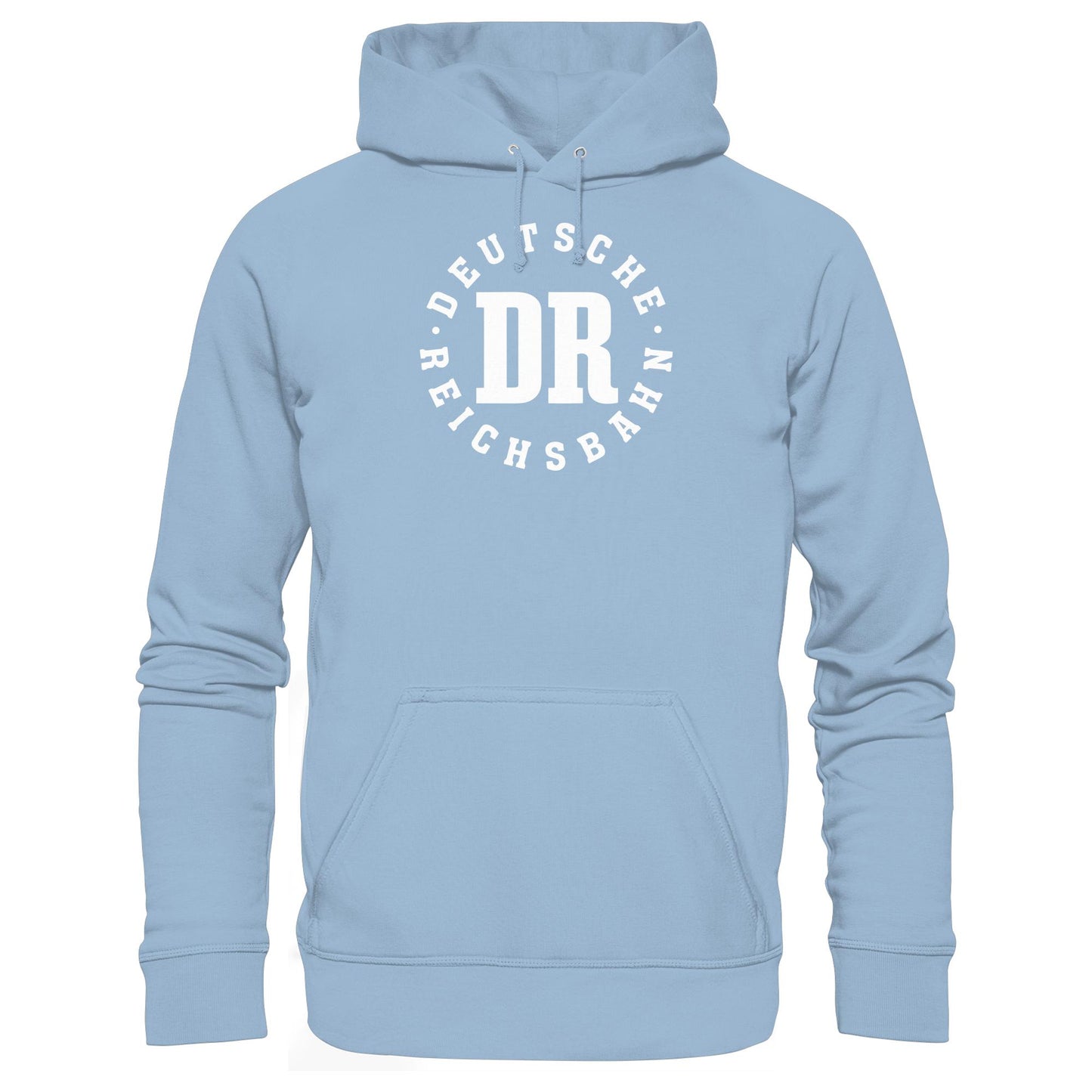DDR Ostalgie Kapuze / Hoodie Unisex • DR DEUTSCHE REICHSBAHN - DUNKEL