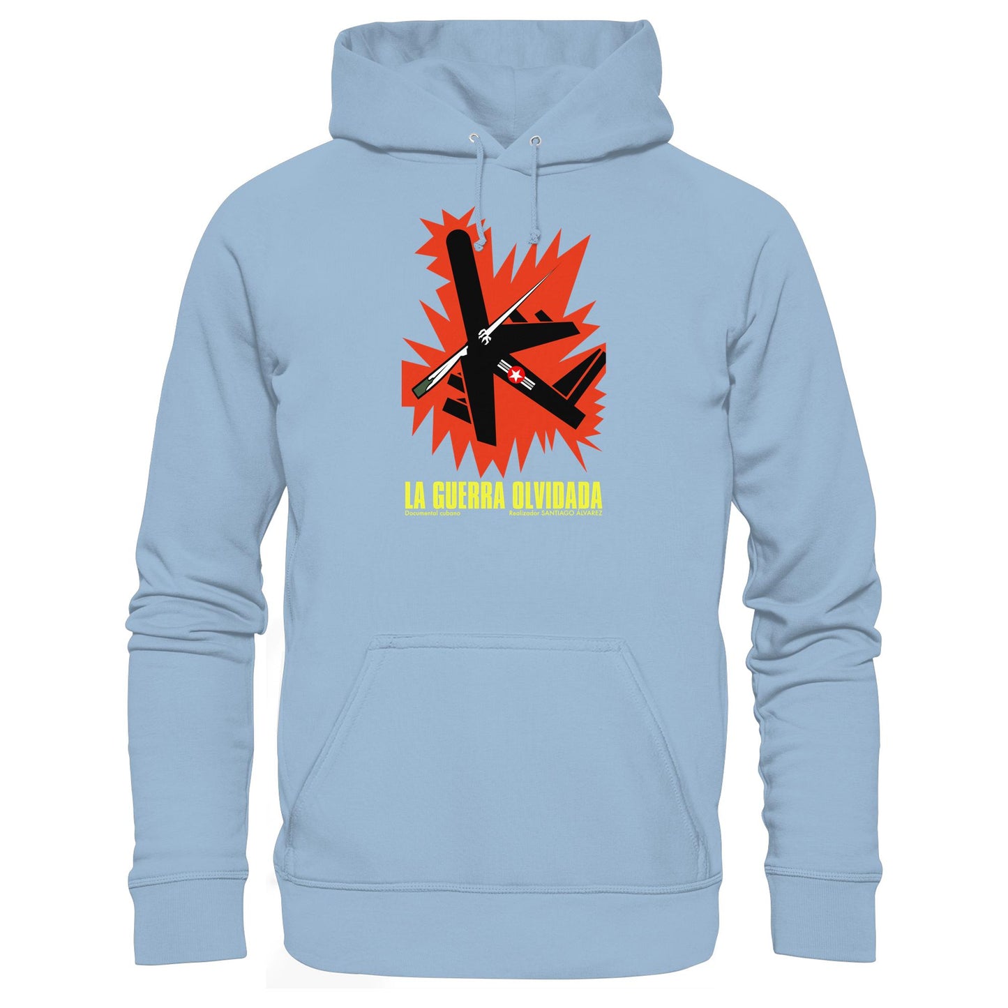 DDR Ostalgie Kapuze / Hoodie Unisex • KUBA - LA GUERRA OLVIDADA (ORIGINAL POSTER)