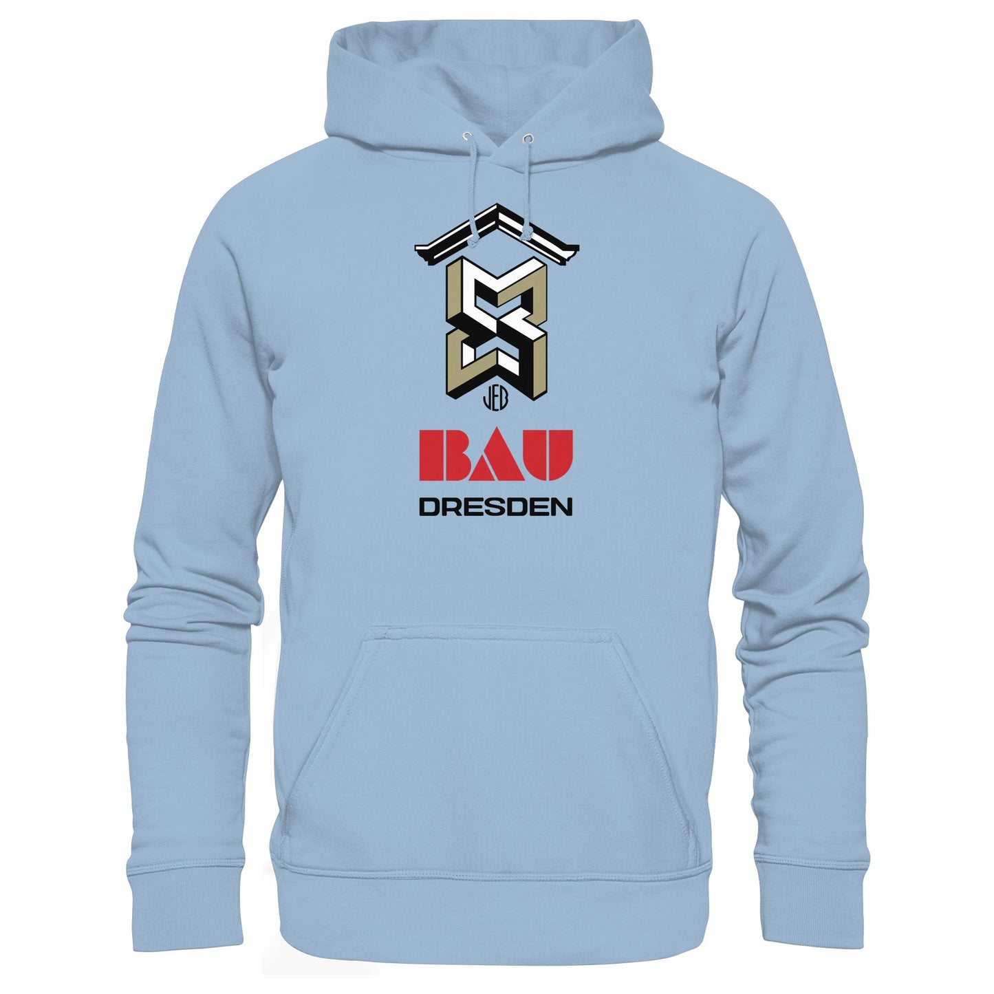 DDR Ostalgie Kapuze / Hoodie Unisex • VEB BAU DRESDEN