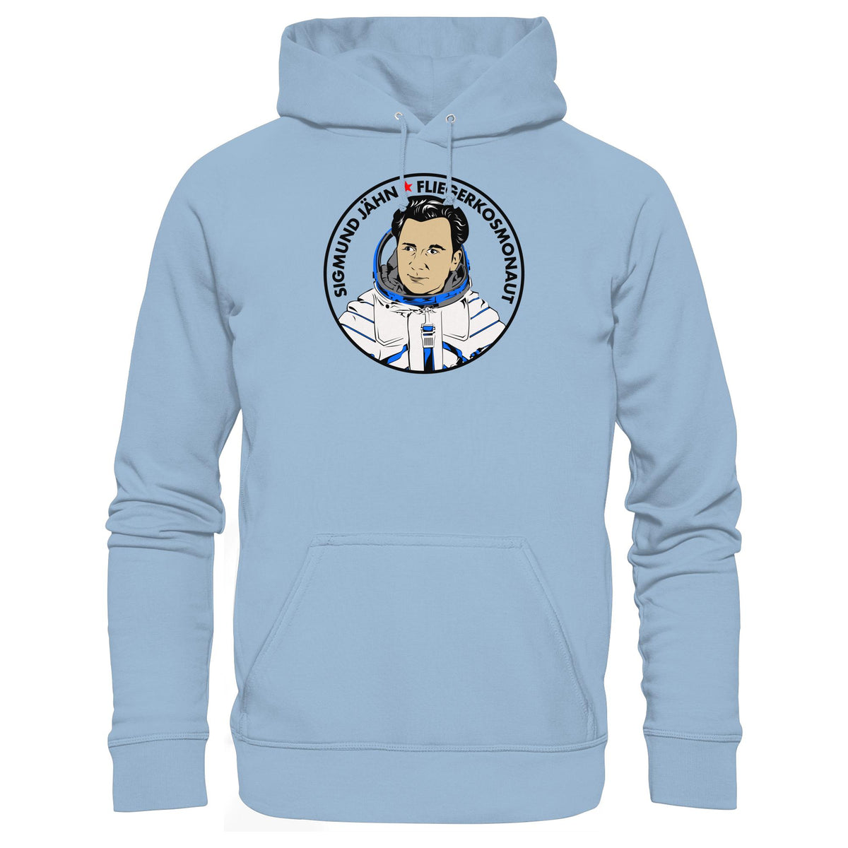 DDR Ostalgie Kapuze / Hoodie Unisex • SIGMUND JÄHN - HELL