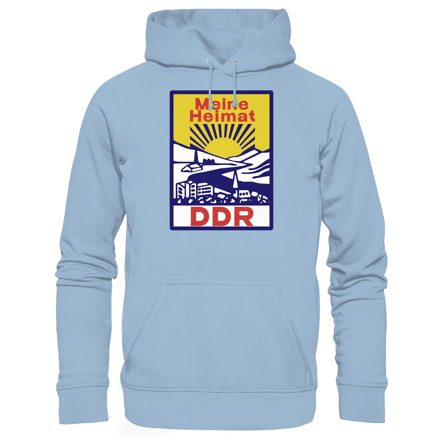 DDR Ostalgie Kapuze / Hoodie Unisex • MEINE HEIMAT DDR