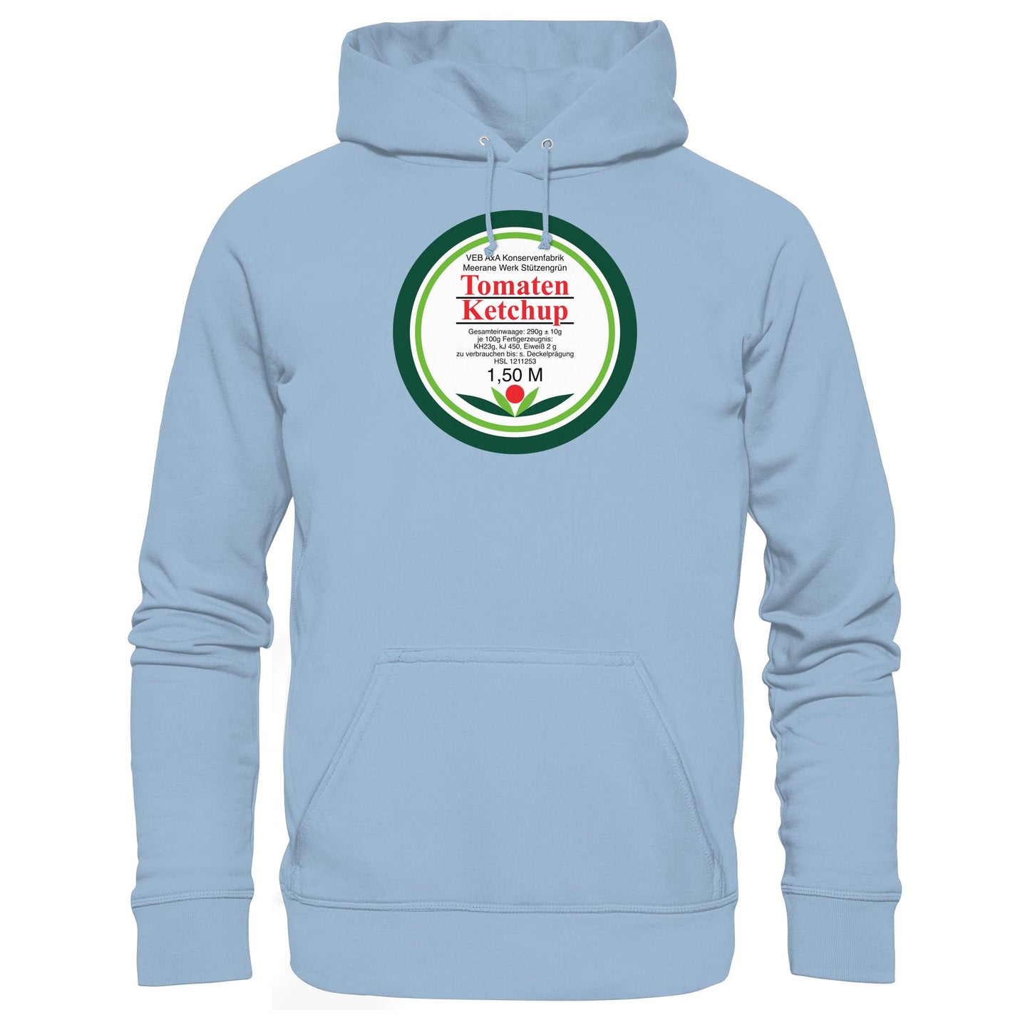 DDR Ostalgie Kapuze / Hoodie Unisex • VEB AXA KONSERVEN MEERANE - TOMATEN-KETCHUP