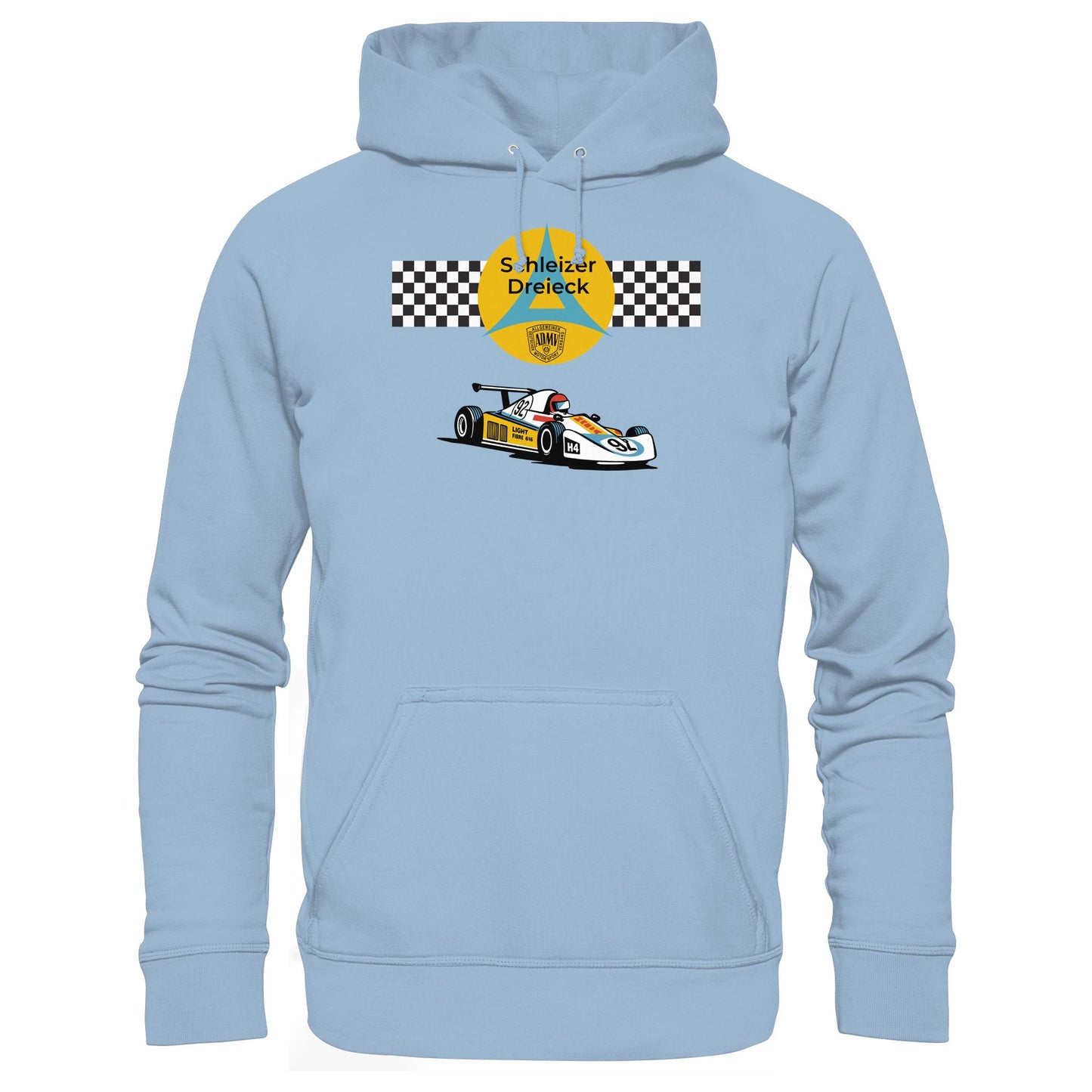DDR Ostalgie Kapuze / Hoodie Unisex • SCHLEIZER DREIECK DDR (ORIGINAL-WIMPEL)