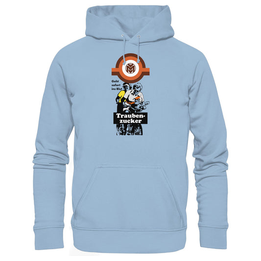 DDR Ostalgie Kapuze / Hoodie Unisex • TRAUBENZUCKER - GEHT SOFORT INS BLUT