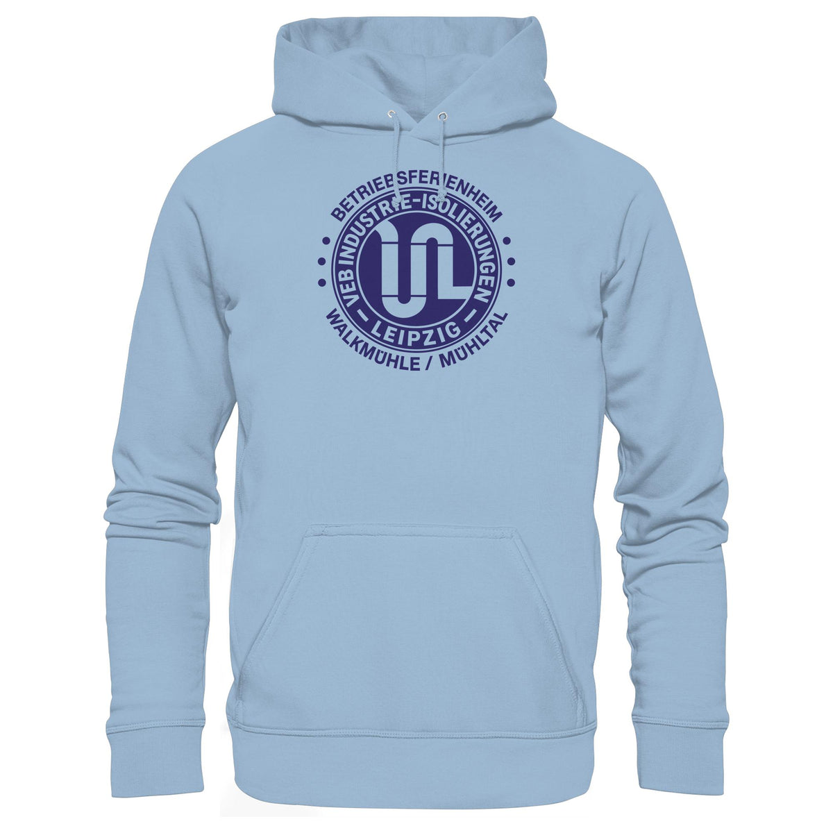 DDR Ostalgie Kapuze / Hoodie Unisex • VEB INDUSTRIE-ISOLIERUNGEN - BETRIEBSFERIENHEIM WALKMÜHLE