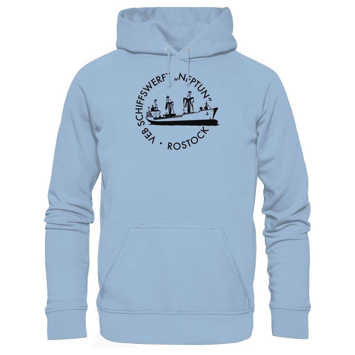 DDR Ostalgie Kapuze / Hoodie Unisex • VEB SCHIFFSWERFT NEPTUN ROSTOCK