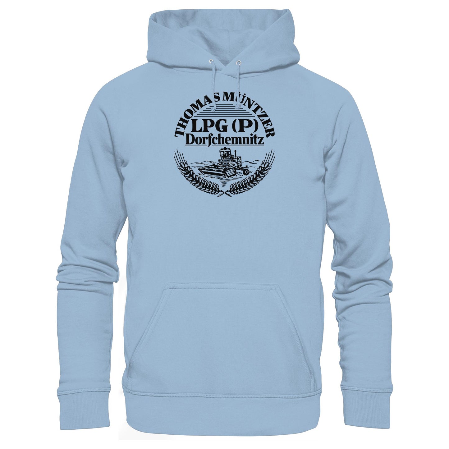 DDR Ostalgie Kapuze / Hoodie Unisex • LPG THOMAS MÜNTZER DORFCHEMNITZ