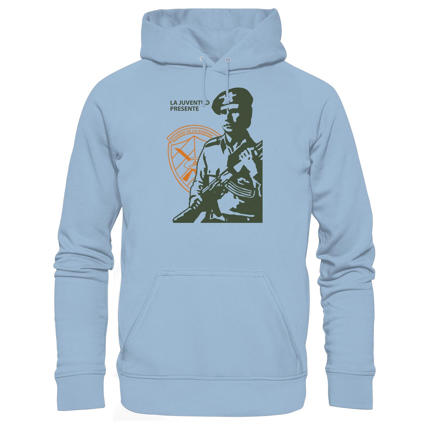 DDR Ostalgie Kapuze / Hoodie Unisex • LA JUVENTUD PRESENTE CIUDAD DE LA HABANA (DIE JUGEND HAVANNAS IST AKTIV)