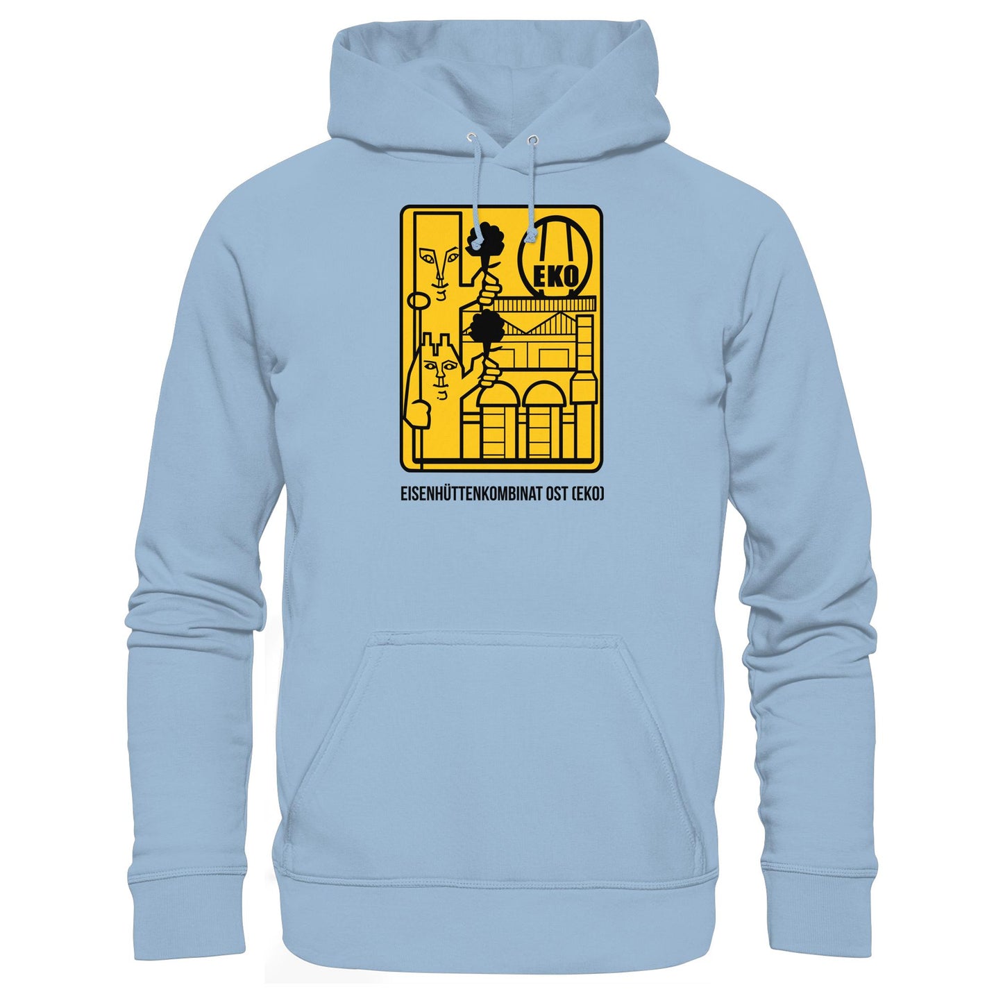 DDR Ostalgie Kapuze / Hoodie Unisex • EISENHÜTTENKOMBINAT OST (EKO)