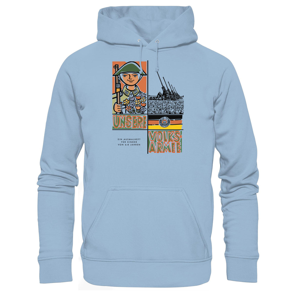NVA - UNSERE VOLKSARMEE (AUSMALHEFT) | DDR Ostalgie Kapuze / Hoodie Unisex