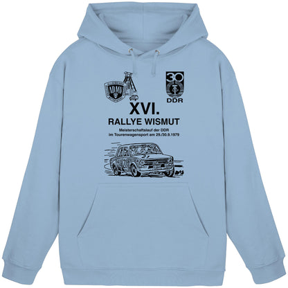 DDR Ostalgie Kapuze / Hoodie Unisex • 16. RALLYE WISMUT, MEISTERSCHAFTSLAUF DER DDR - 1979