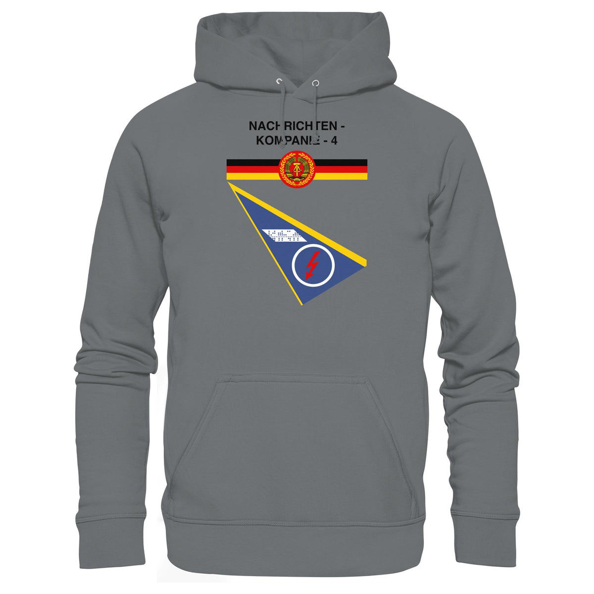 DDR Ostalgie Kapuze / Hoodie Unisex • NVA - NACHRICHTENKOMPANIE 4