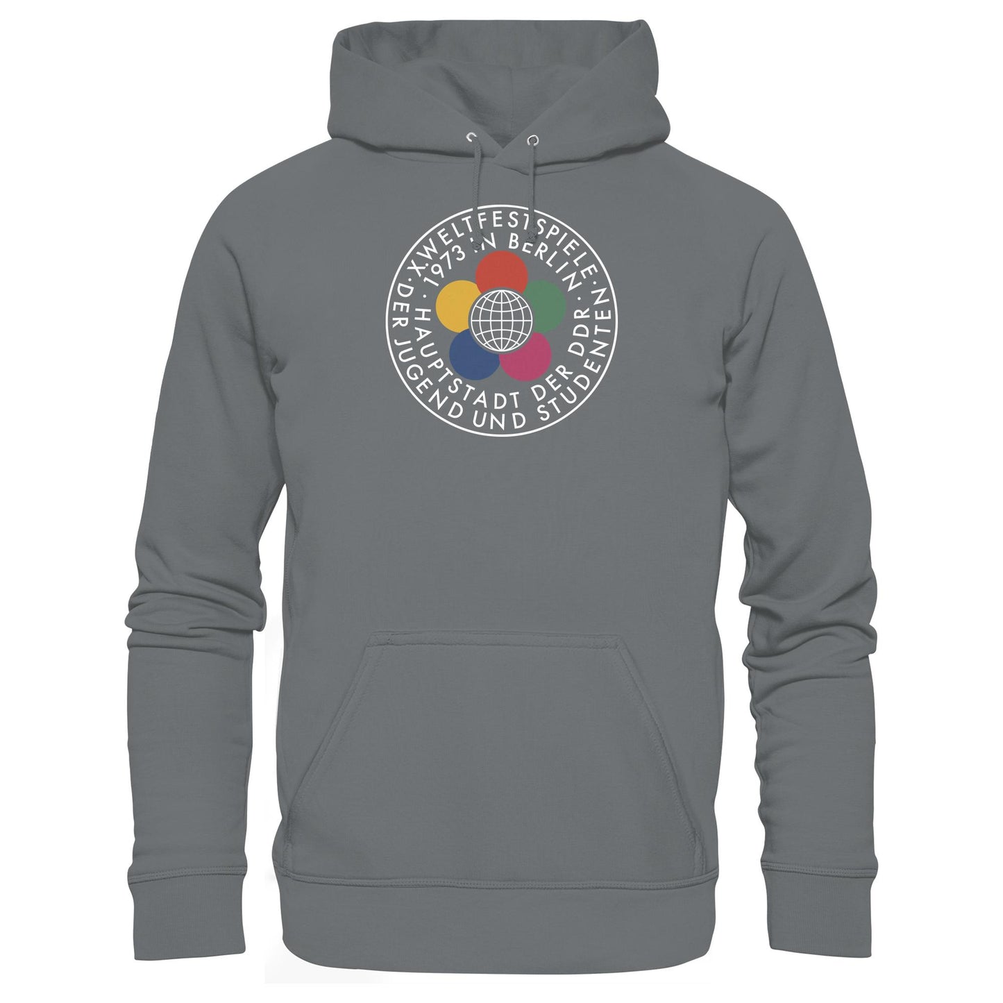 DDR Ostalgie Kapuze / Hoodie Unisex • WELTFESTSPIELE 1973 - dunkel