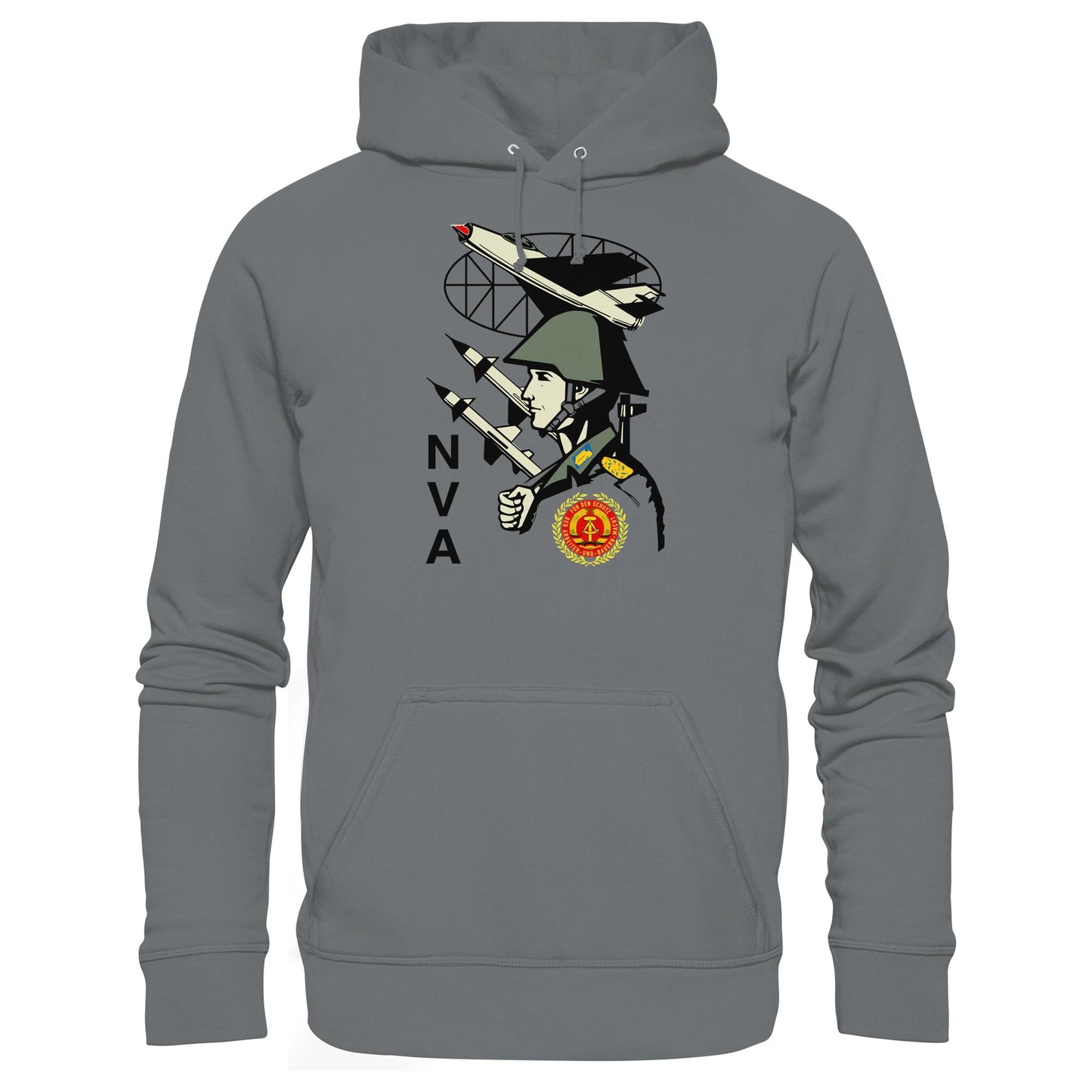 DDR Ostalgie Kapuze / Hoodie Unisex • NVA - WERBEPLAKAT (ORIGINAL)