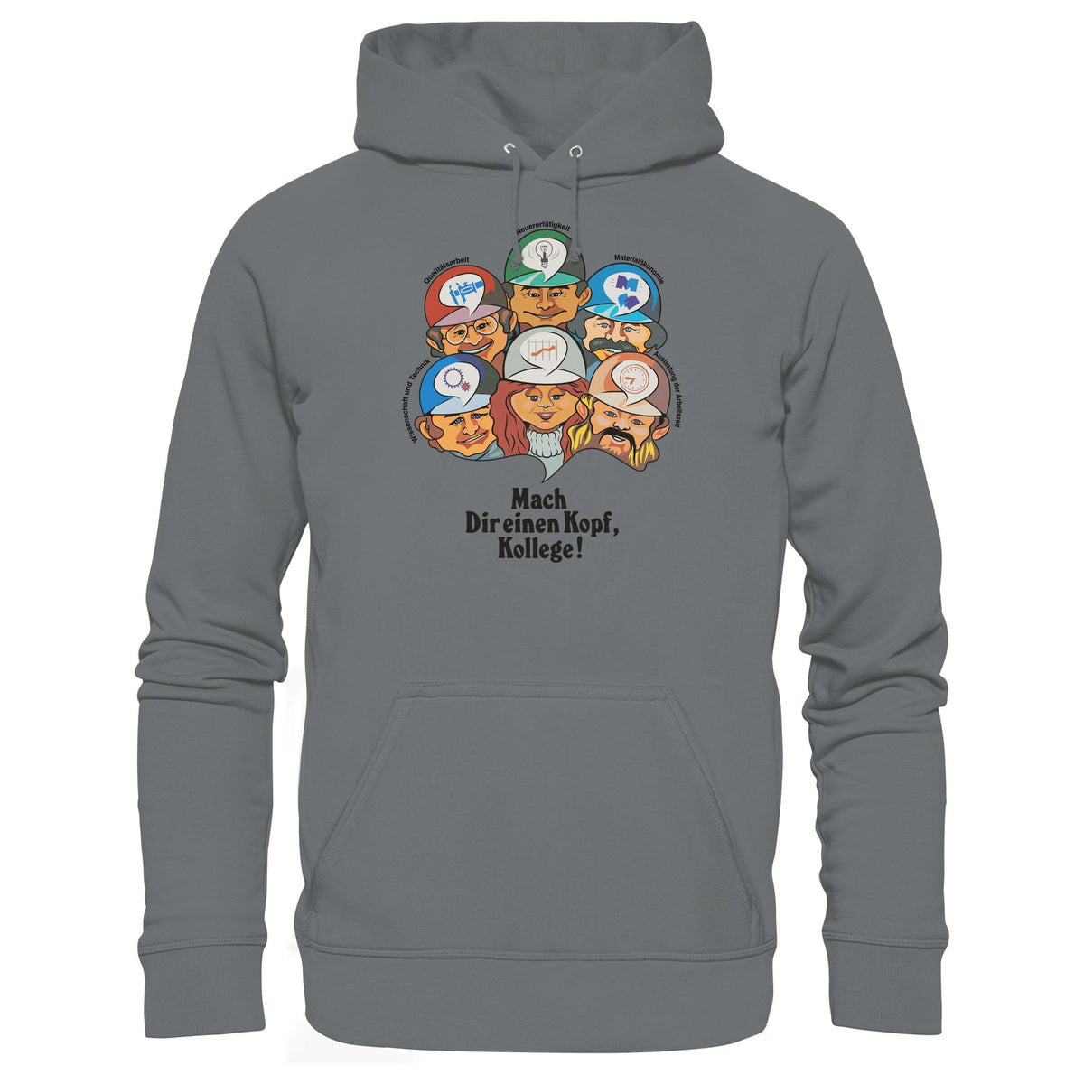 MACH DIR EINEN KOPF, KOLLEGE • DDR Ostalgie Kapuze / Hoodie Unisex