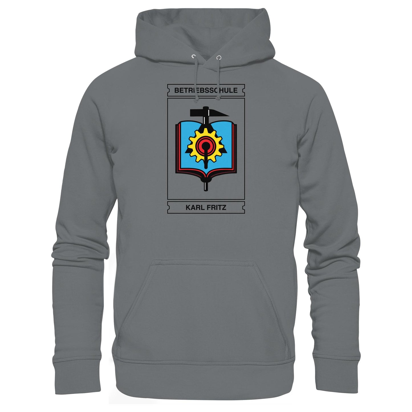 DDR Ostalgie Kapuze / Hoodie Unisex • BETRIEBSSCHULE KARL FRITZ WISMAR