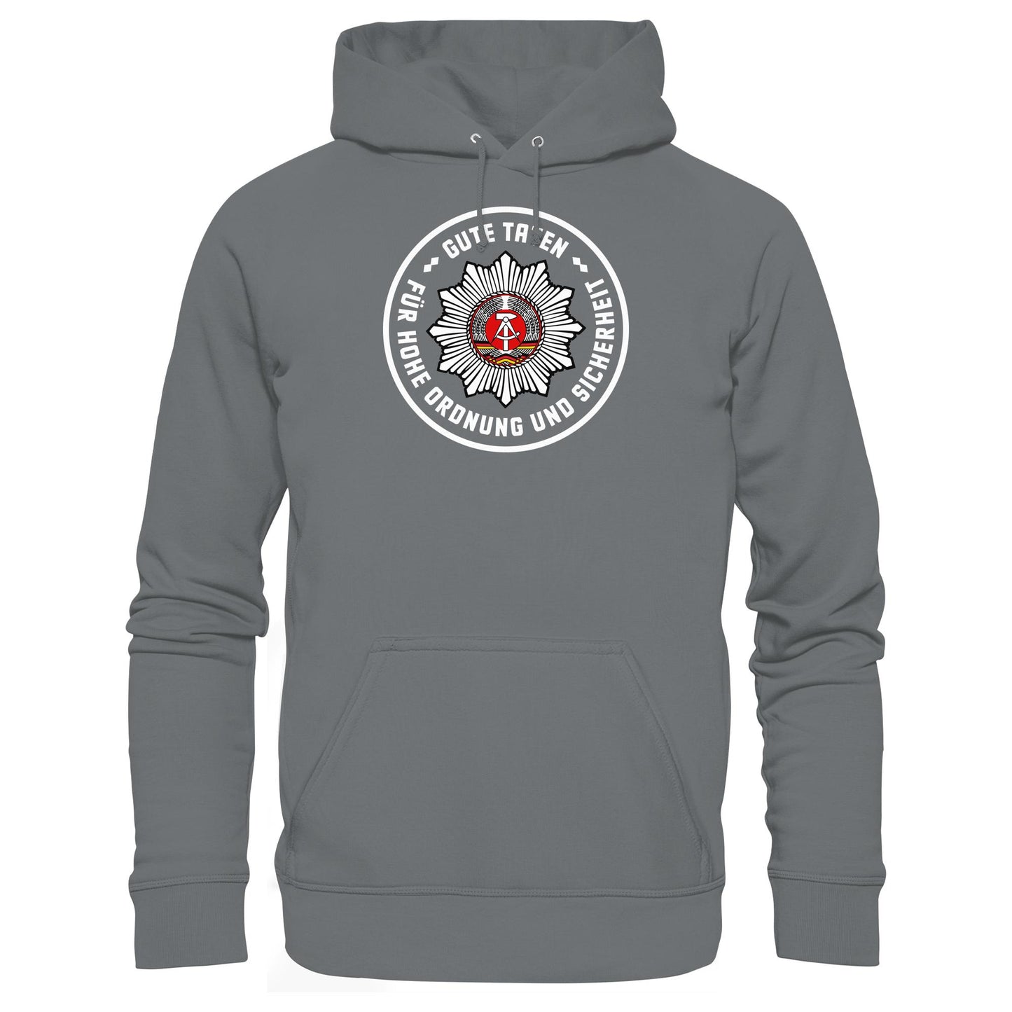 DDR Ostalgie Kapuze / Hoodie Unisex • ABZEICHEN VOLKSPOLIZEI FÜR JUNGE PIONIERE