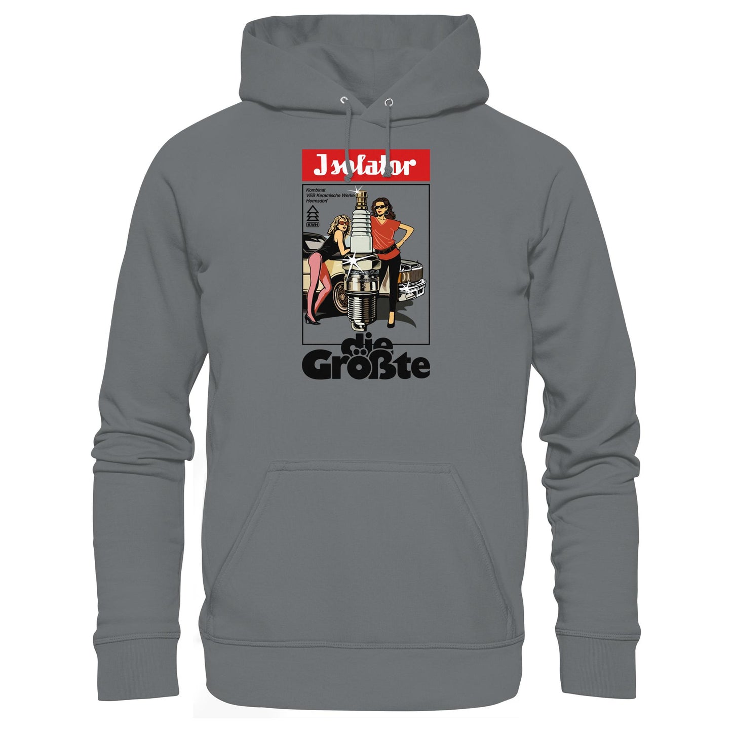 DDR Ostalgie Kapuze / Hoodie Unisex • ISOLATOR - DIE GRÖSSTE (ORIGINAL POSTER)