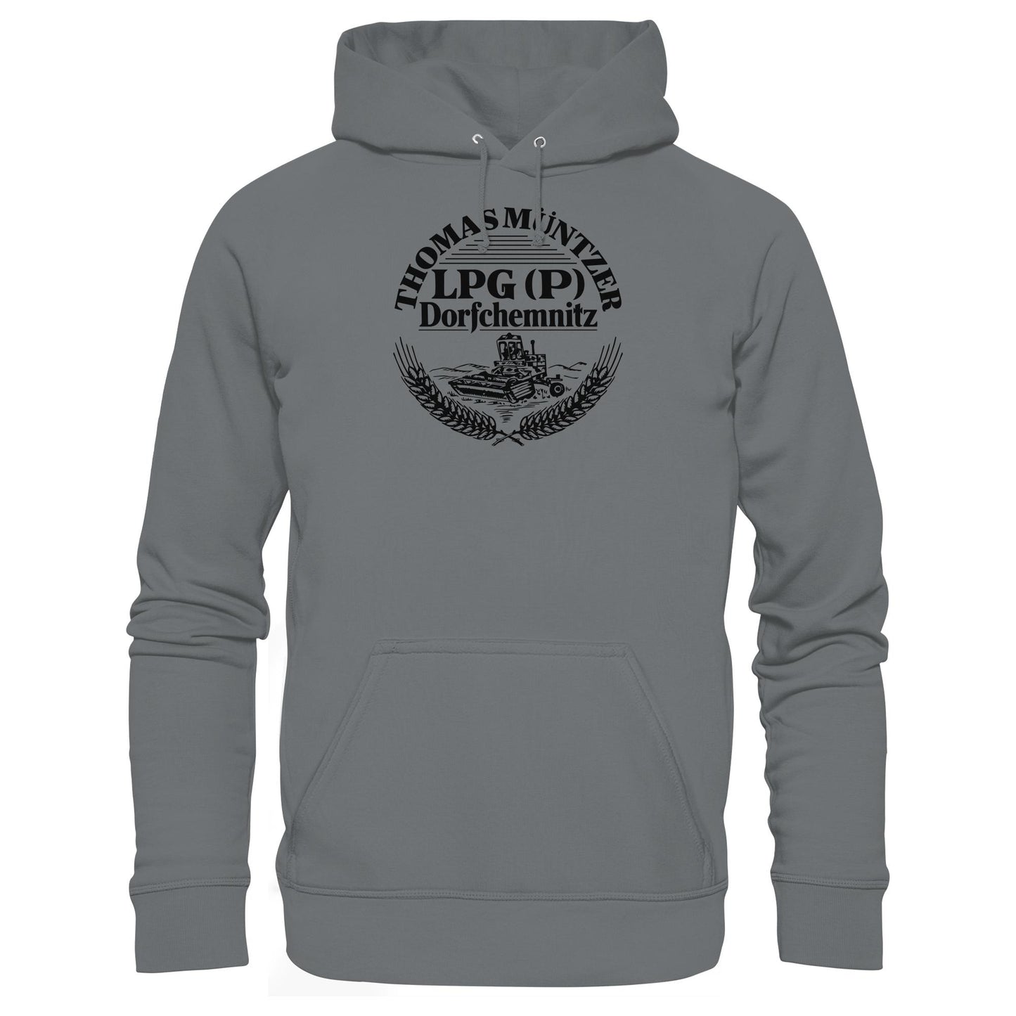 DDR Ostalgie Kapuze / Hoodie Unisex • LPG THOMAS MÜNTZER DORFCHEMNITZ